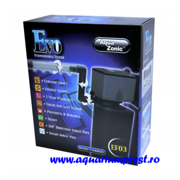 Filtru acvariu Aqua Zonic Evo3 submersible filter EF-03