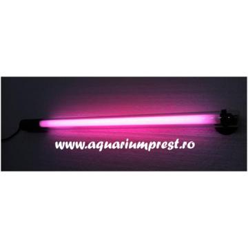Lampa submersibila acvariu Eco Colour Lamp 35 cm lumina roz