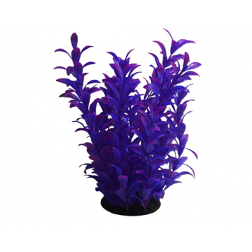 Planta artificiala violet pentru acvariu PP322 26cm