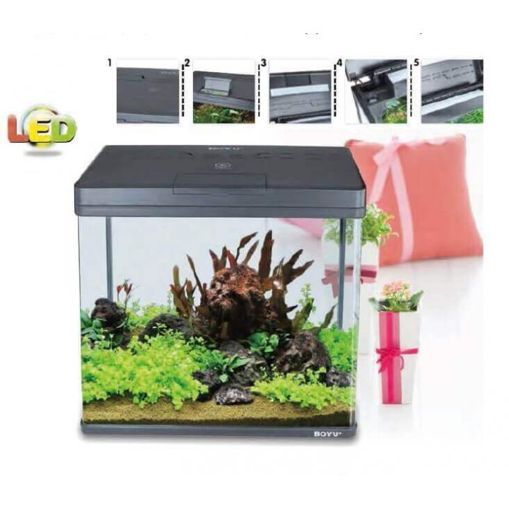 Acvariu LED Boyu 20l 320x210x400mm