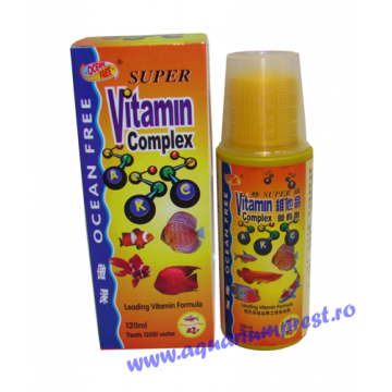Multivitamine acvariu Ocean free Super Vitamin Complex 120ml