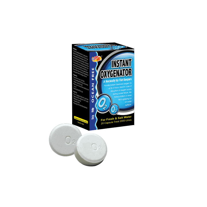 Tablete de oxigen pentru pesti Ocean Free Instant Oxigenat