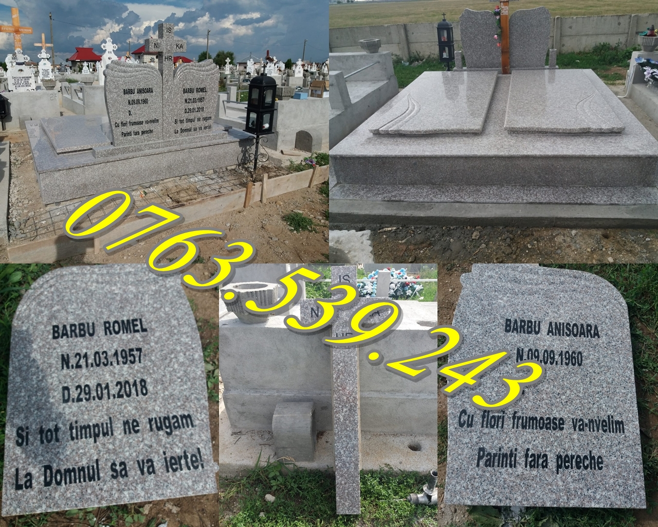 Morminte Complete De Granit | Cruci | Cavouri