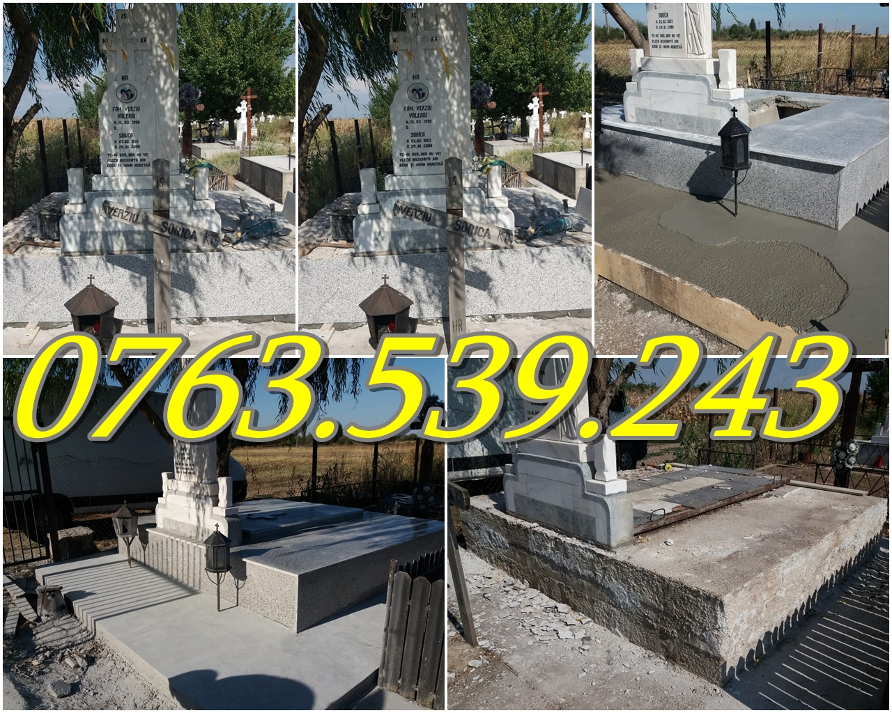 Placare cavouri cu granit