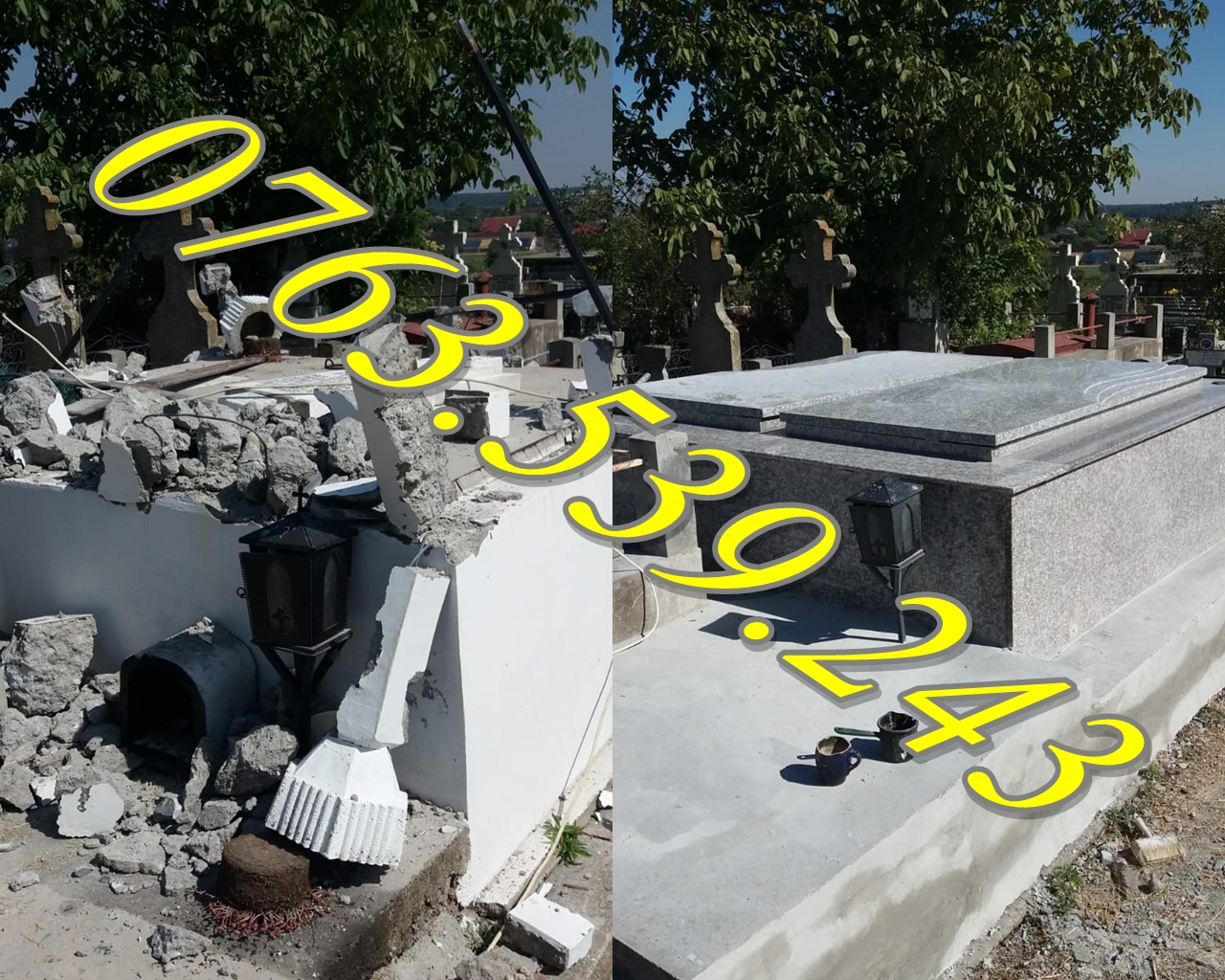 Reparatii Cavouri  Morminte
