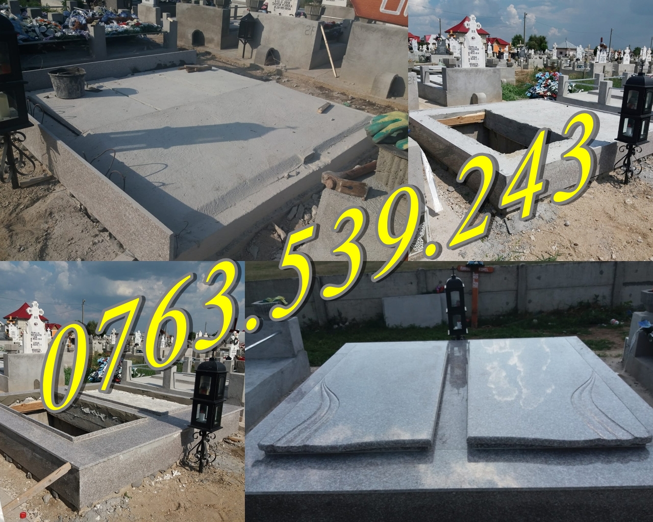 Amenajari Morminte si Lucrari Funerare Granit