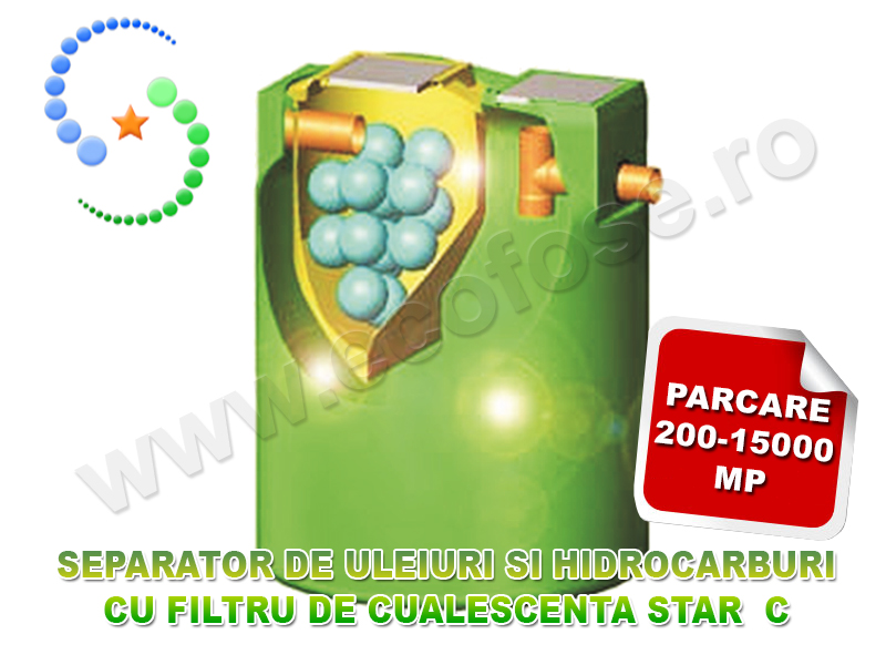 Separator de uleiuri si hidrocarburi STAR C