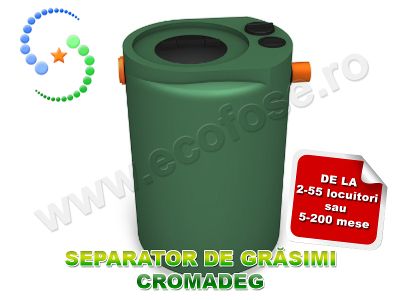 Separator de grasimi Cromadeg