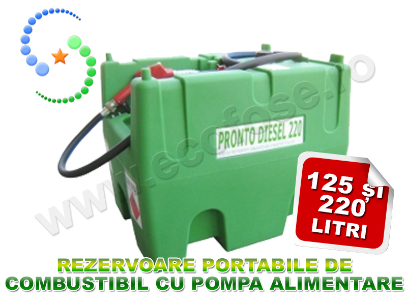 Rezervor PRONTO Diesel - cu pompa de alimentare