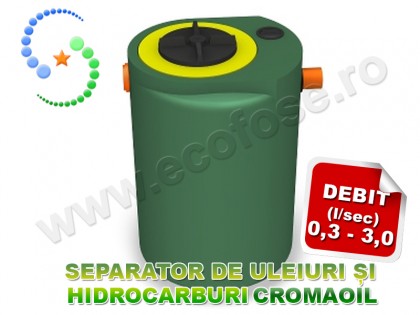 Separator de uleiuri si hidrocarburi CROMAOIL