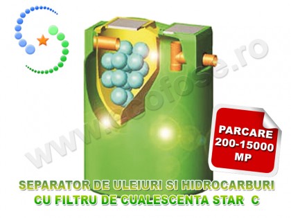 Separator de uleiuri si hidrocarburi STAR C