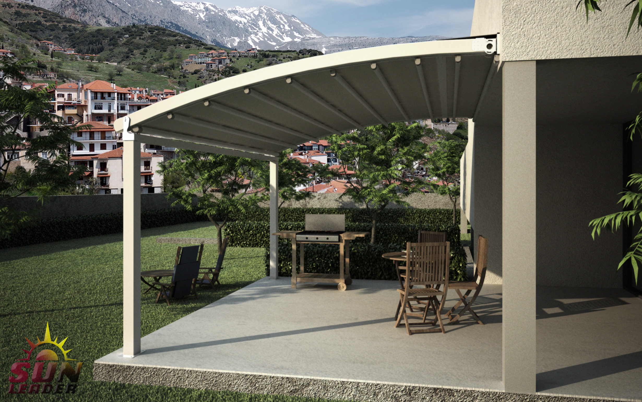 Pergola retractabila SPLINE - Sun Leader