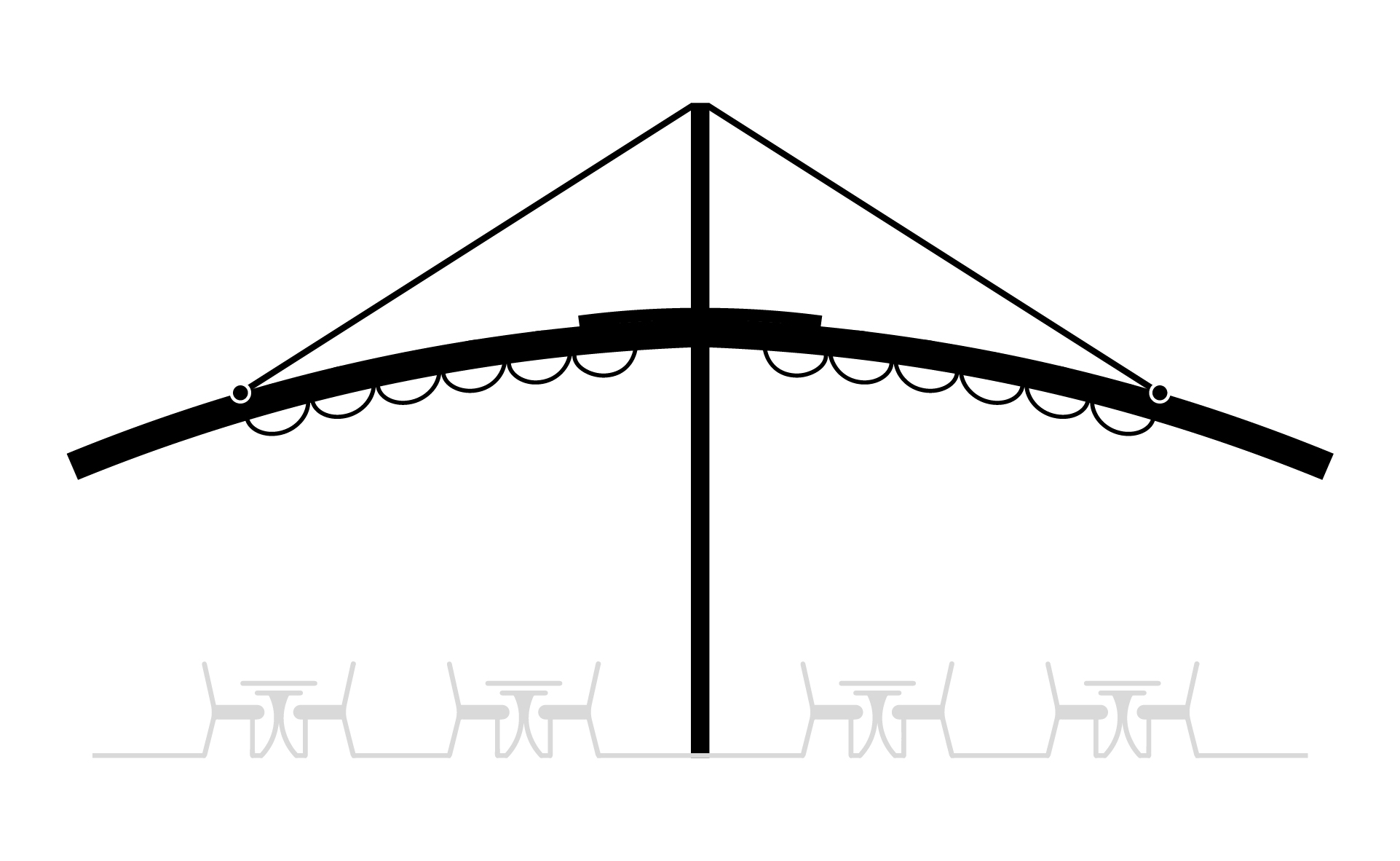Pergola retractabila Spline Variance