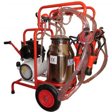 Aparat de muls vaci Milker 2/1 inox, pompa cu ulei