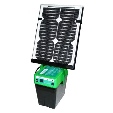 Gard electric cu panou solar
