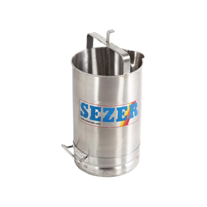 Dispozitiv din inox pentru masurare lapte, cu flotor