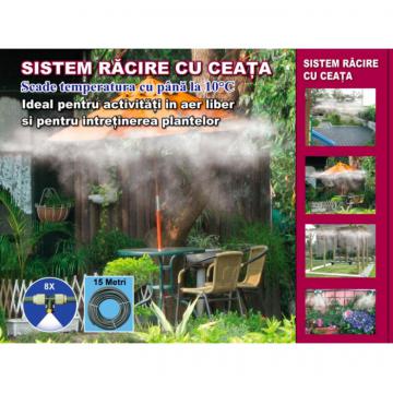 Kit sistem racire cu ceata pentru gradini 15m