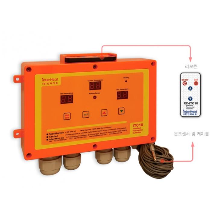 Panou control cu senzor temperatura