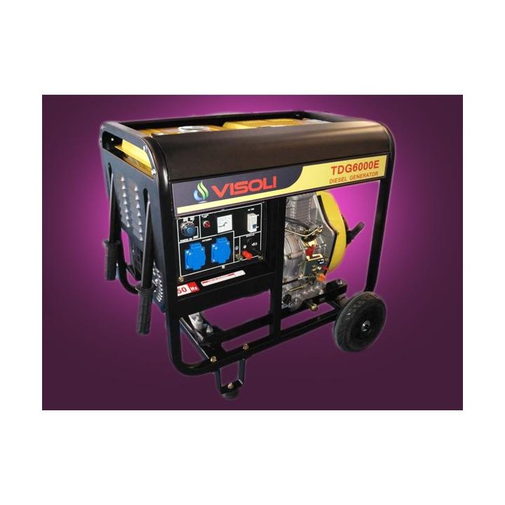 Generator de curent electric diesel 6.5kw Visoli