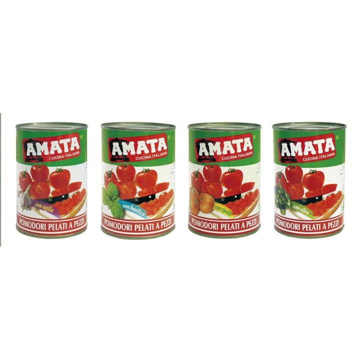 Conserva pulpa rosii cu arome Amata
