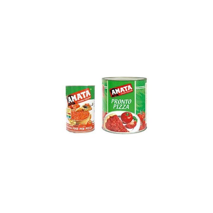 Conserva pulpa rosii pentru pizza Amata