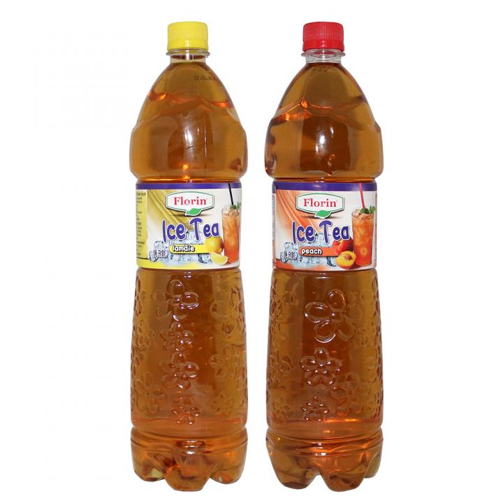 Bautura racoritoare Ice Tea lamaie&piersici Florin 1,5litri