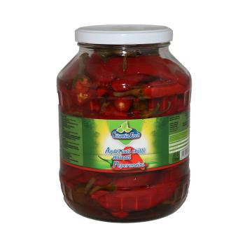 Conserva ardei iuti chilli peperoncini 1700ml Silvania