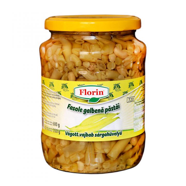 Conserva fasole galbena pastai Florin 720ml
