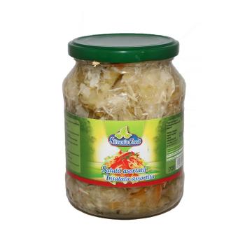 Conserva salata asortata 720ml Silvania