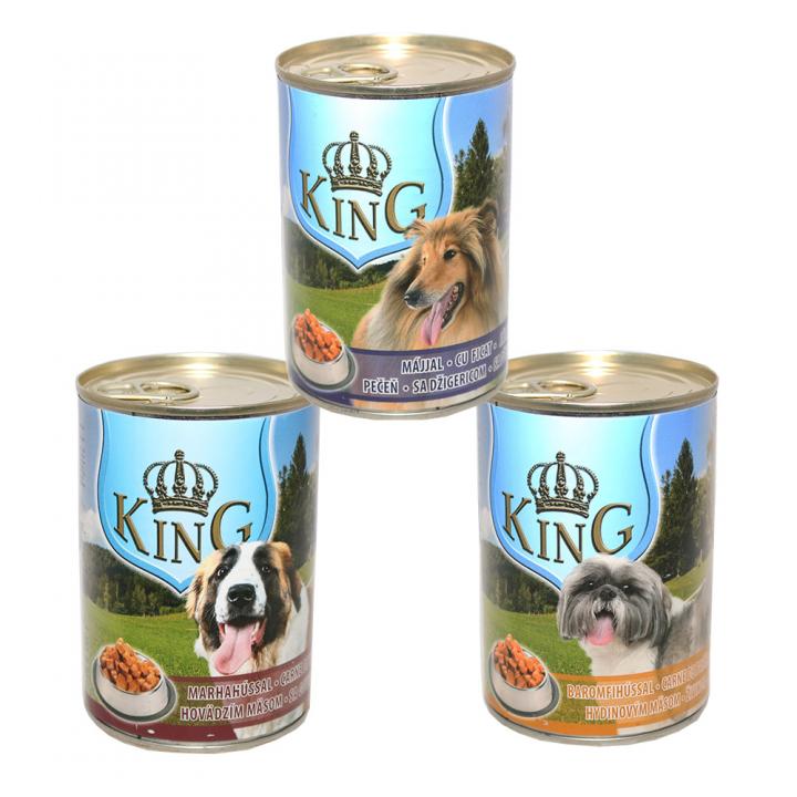 Mancare caini mici 450gr King