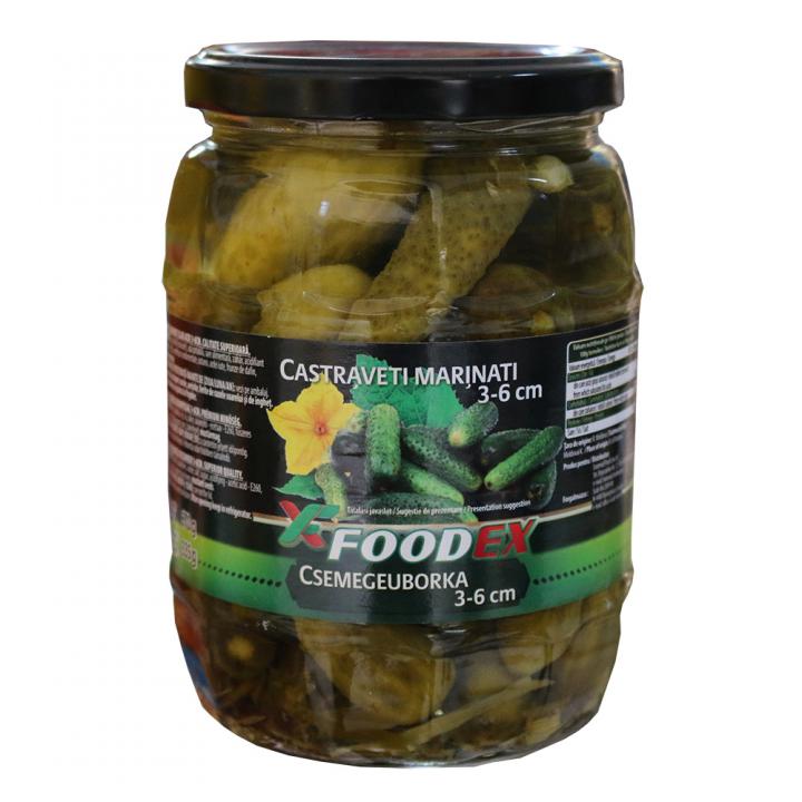 Castraveti marinati 3-6cm 720ml Foodex