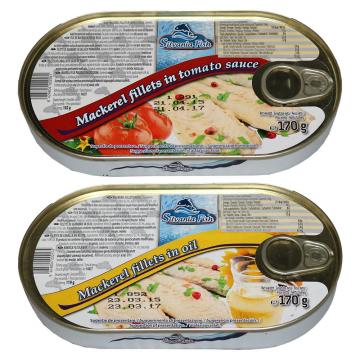 Conserva fileuri macrou 170gr Silvania
