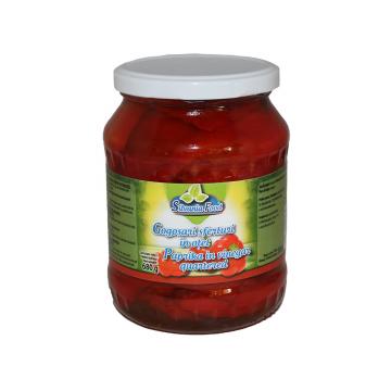 Conserva gogosari sferturi in otet 720ml Silvania