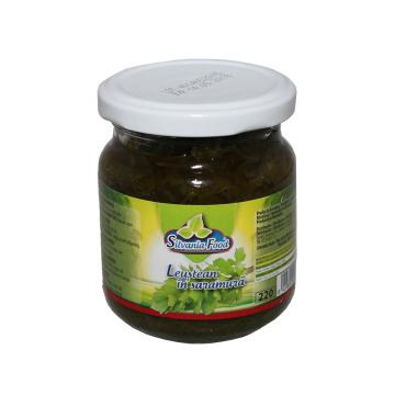 Conserva leustean in saramura 200ml Silvania