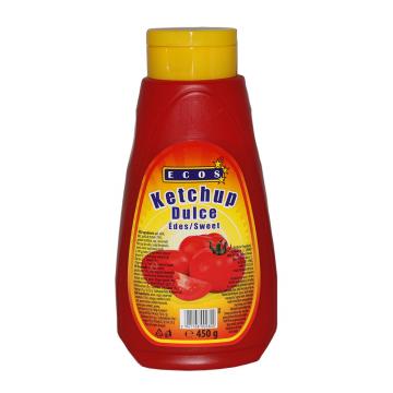 Ketchup dulce flacon 450gr Ecos
