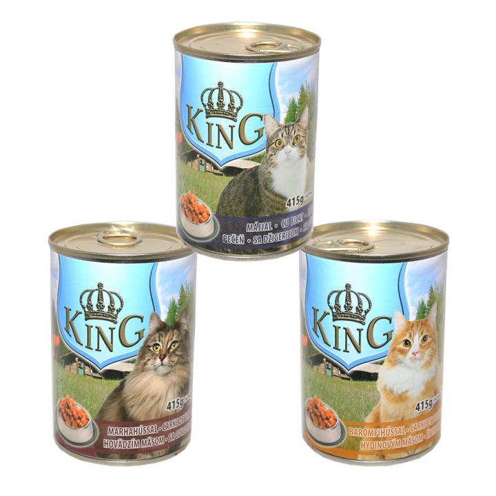 Mancare pisici mici 450gr King