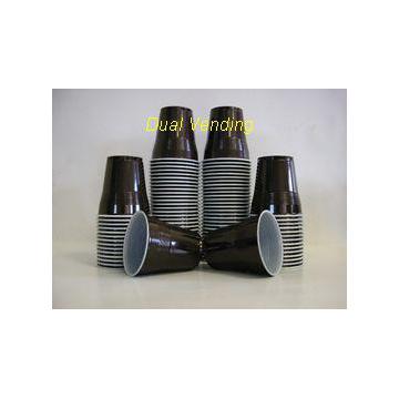 Pahare plastic pentru automate de cafea negre