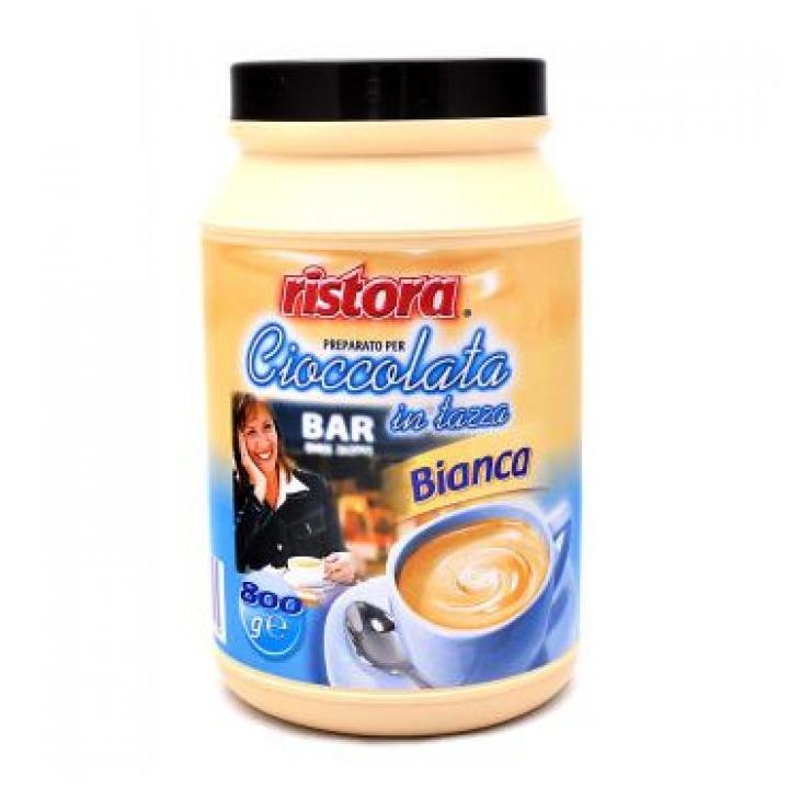 Ciocolata densa instant alba Ristora borcan 800 grame