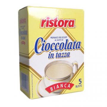Ciocolata densa alba Ristora bar SET - 5 plic 25g