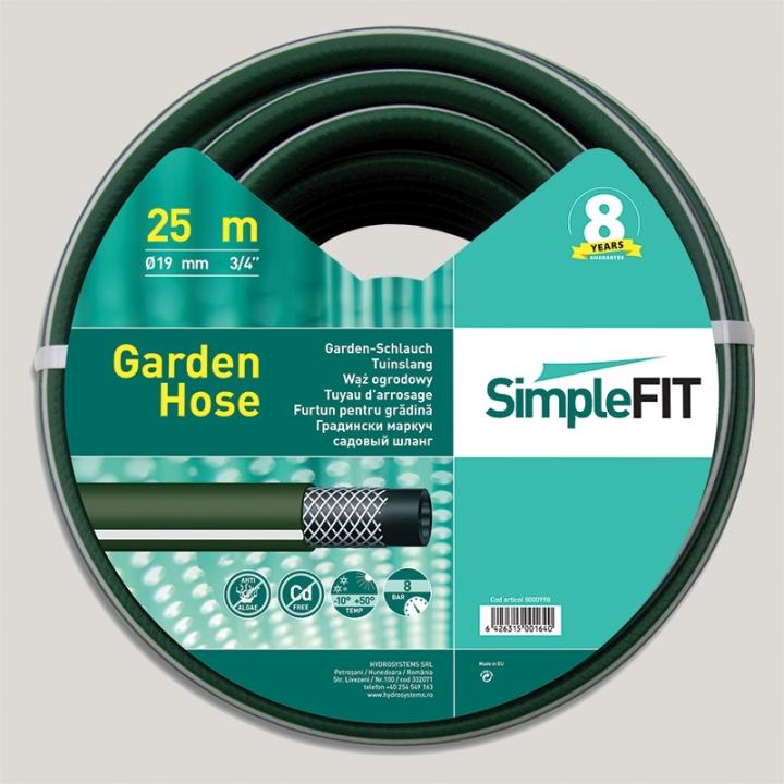 Furtun pentru gradina SimpleFit 19mm (3/4'') x 25m