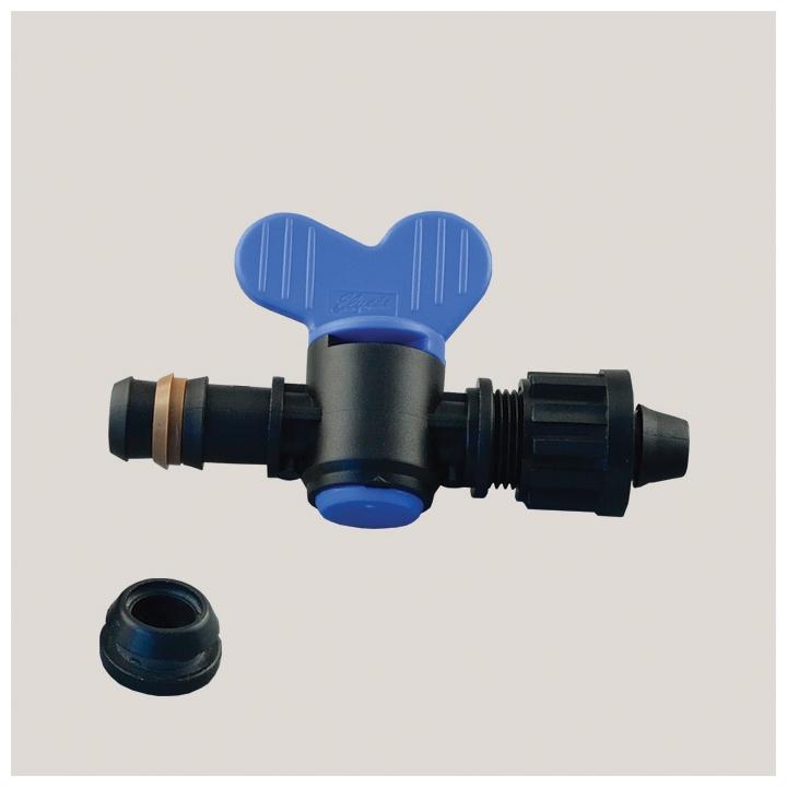 Robinet pentru tub de picurare cu garnitura 16 mm