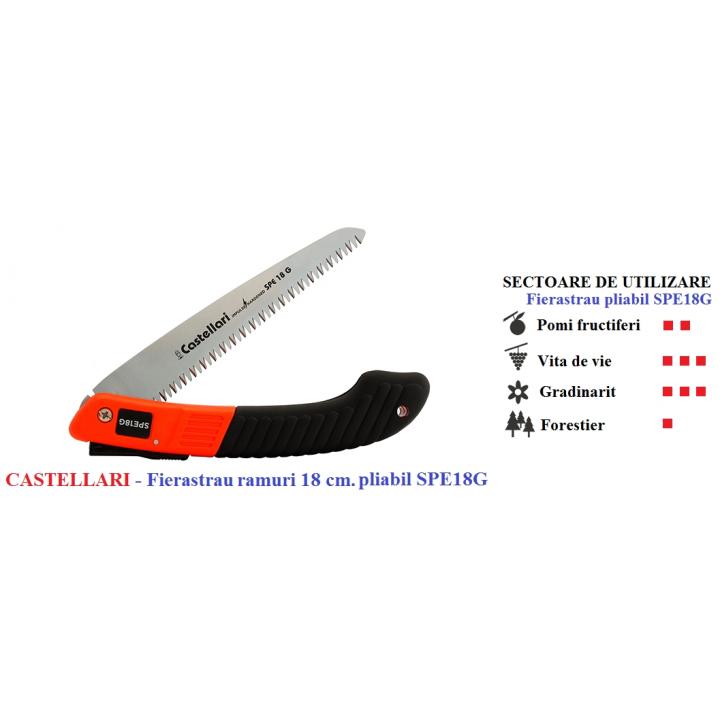 Fierastrau ramuri pliabil SPE18G Profesional Castellari 18