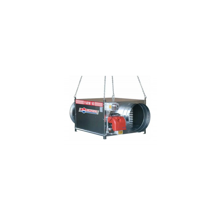Generator de aer cald Biemmedue suspendat FARM90T pe metan