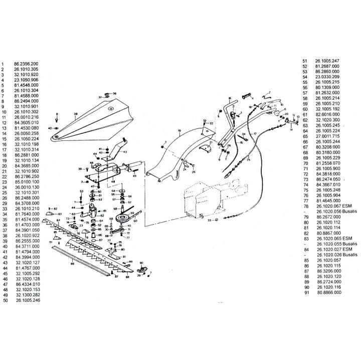 Piese utilaje agricole Eurosystems m85