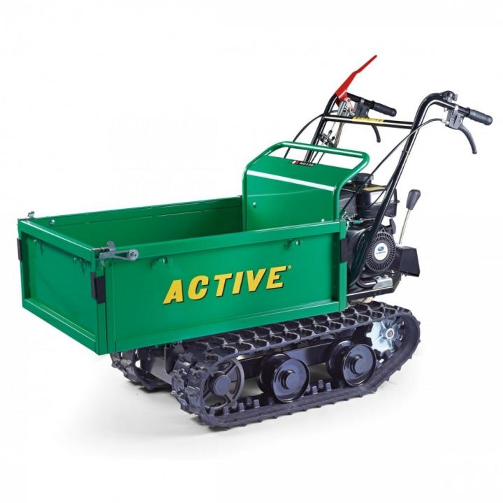 Transportor senilat manual cu platforma