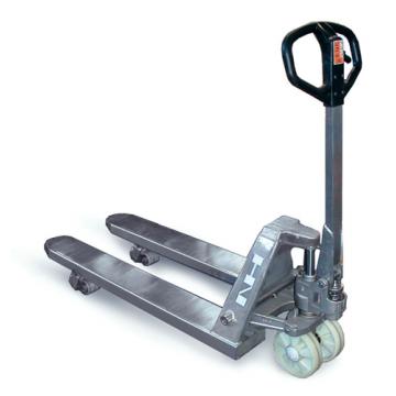 Transpalet inox pentru transportat paleti