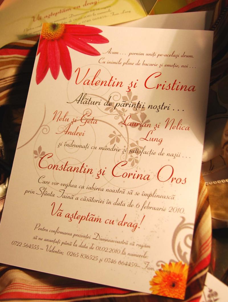 Invitatii nunta