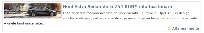 Promotii Opel