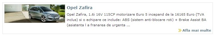 Promotii Opel