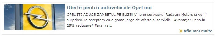 Promotii Opel
